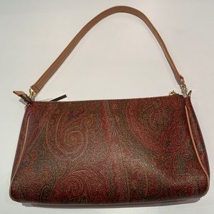 ETRO Paisley Leather Handbag